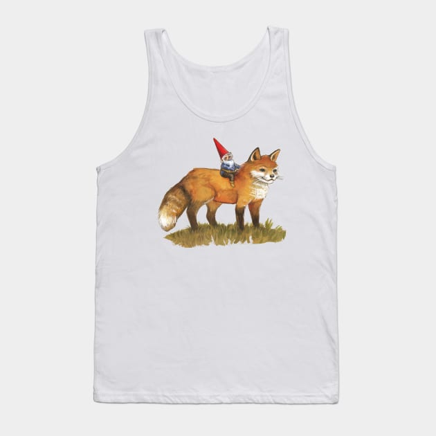 Woodland Forest Friends Tank Top by Magenta Arts